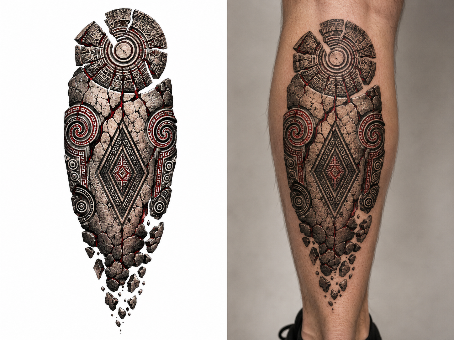 CLAY CODE OF ORIGIN from the Cucuteni — EUR 15 tattoo collection